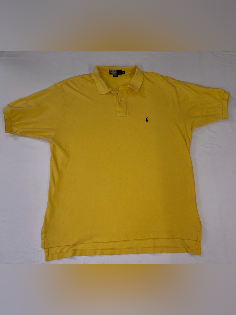 Polo by Ralph Lauren Yellow Classic Polo Shirt XL w/Pony